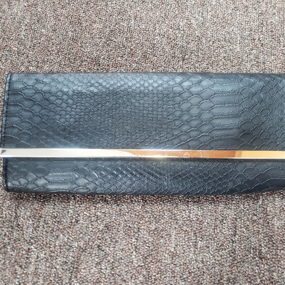 NWT Express Faux Leather Clutch